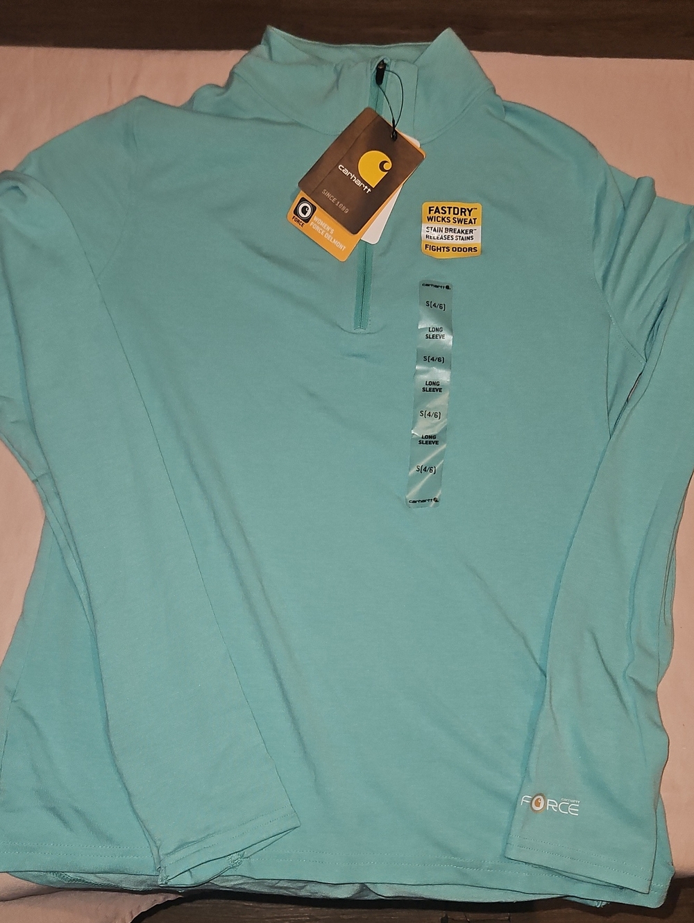 Carhartt Women’s Aqua FastDry Quarter-Zip Pullover